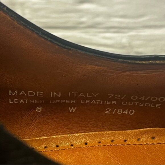 Bostonian Florentine Men's Black Leather Oxford Dress Shoes - Picture 11 of 13